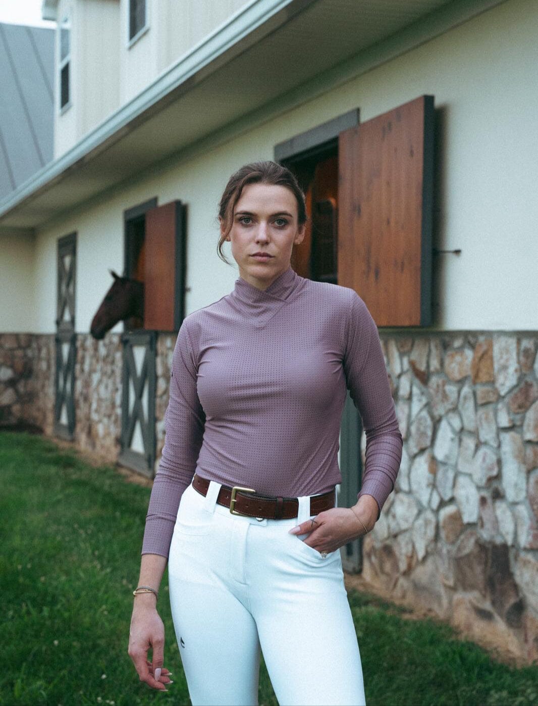 CRINIĒRE Kai Shirt | Lilac - C R I N I Ē R E - Equiluxe Tack