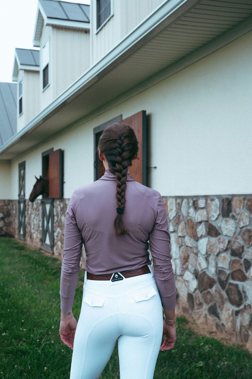 CRINIĒRE Kai Shirt | Lilac - C R I N I Ē R E - Equiluxe Tack
