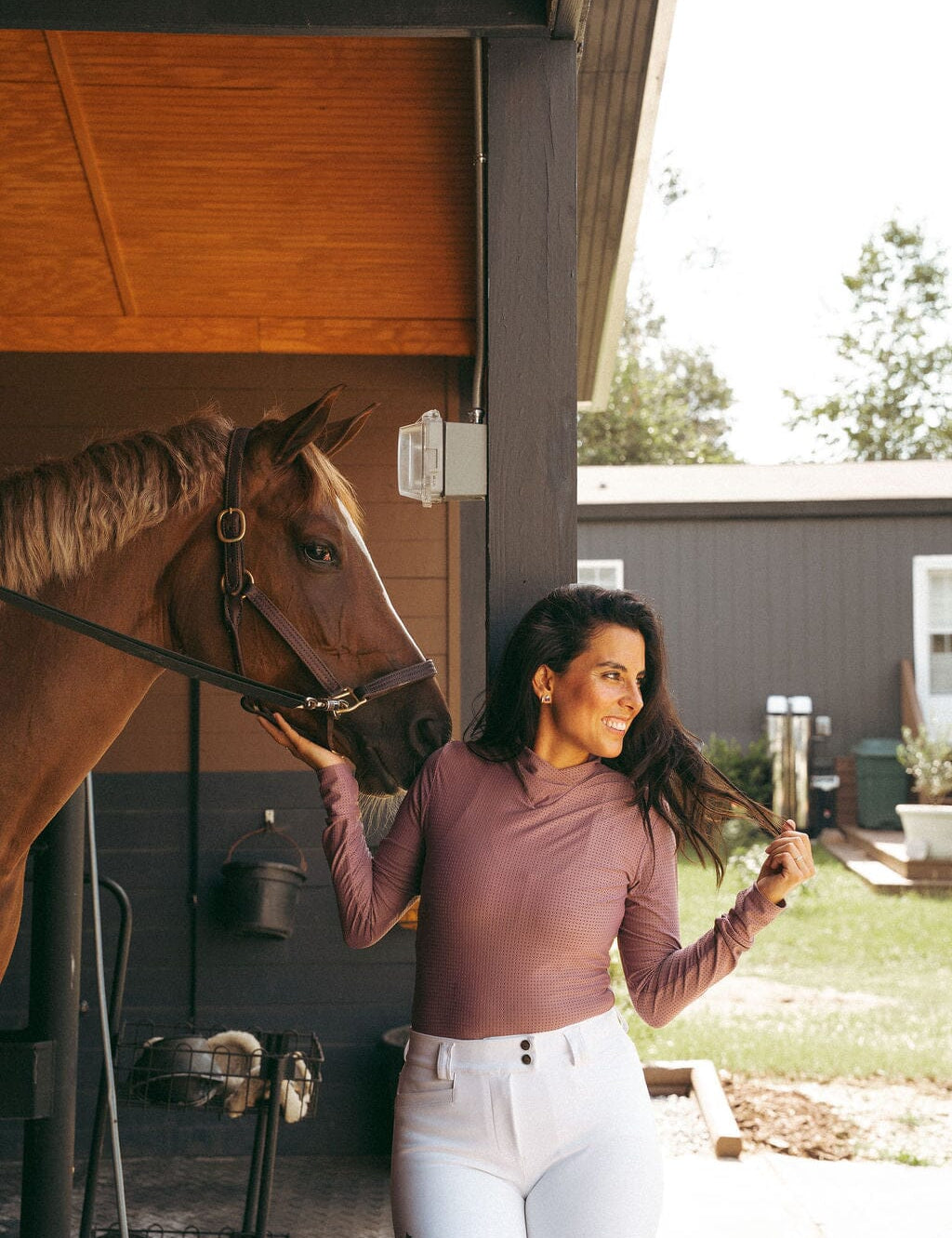 CRINIĒRE Kai Shirt | Lilac - C R I N I Ē R E - Equiluxe Tack