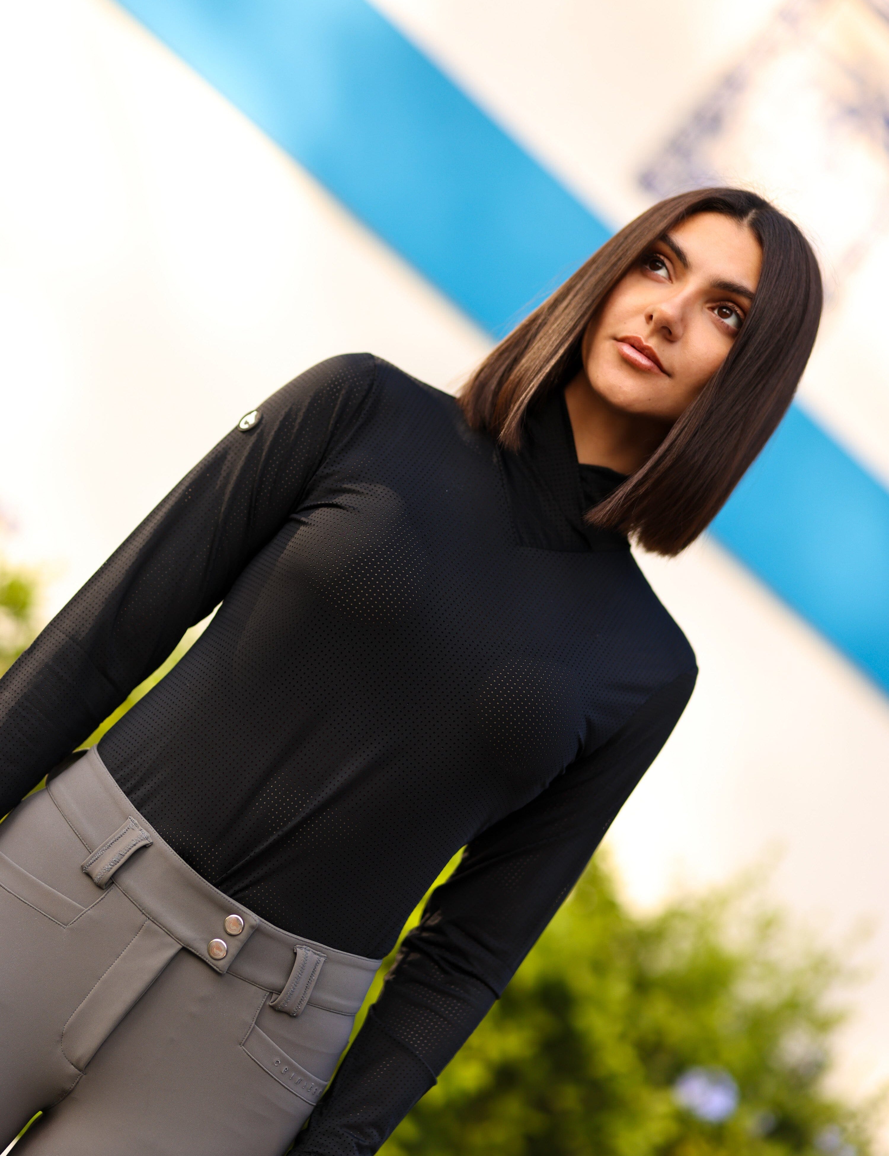 CRINIĒRE Kai Shirt | Noir Black - C R I N I Ē R E - Equiluxe Tack