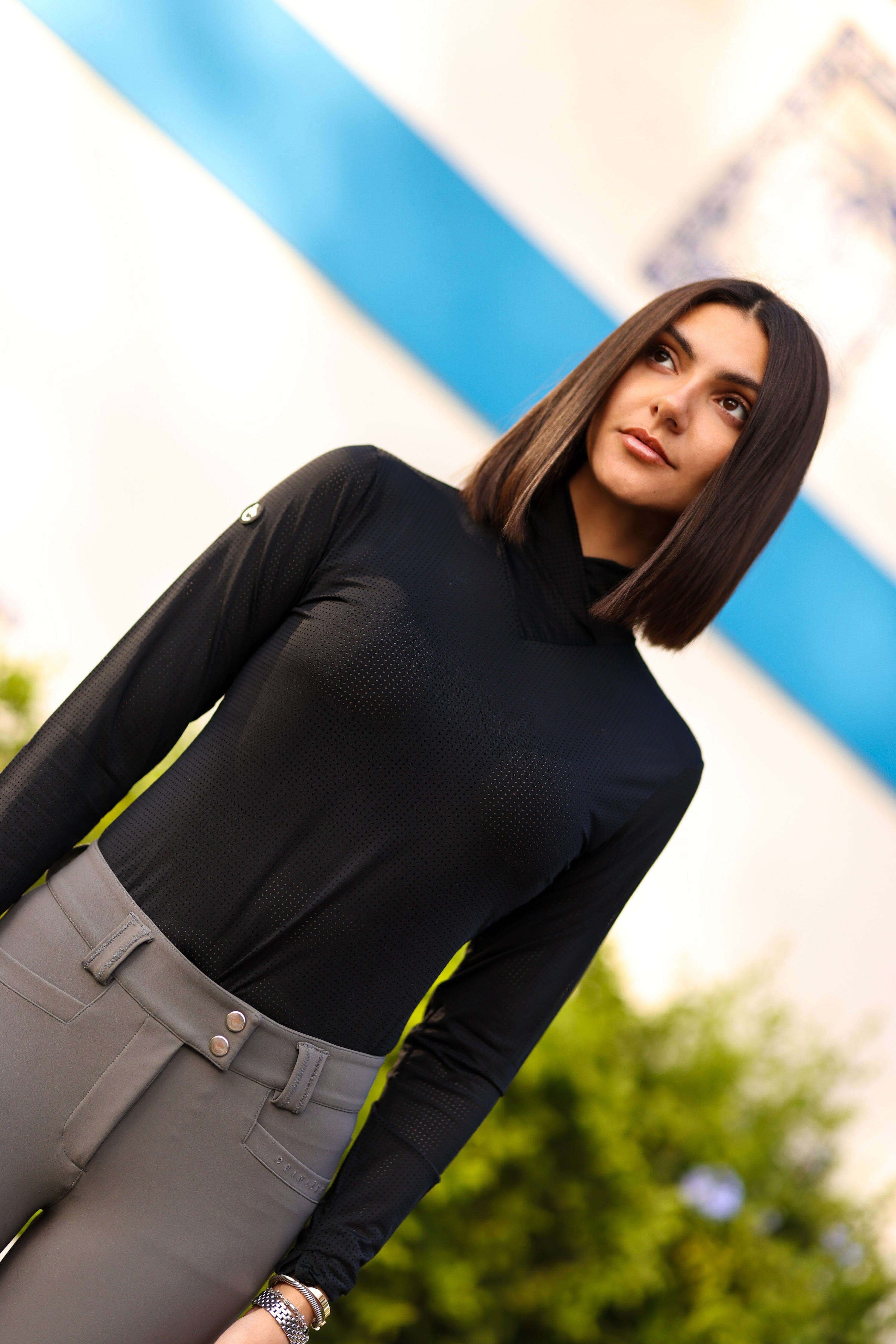 CRINIĒRE Kai Shirt | Noir Black - C R I N I Ē R E - Equiluxe Tack