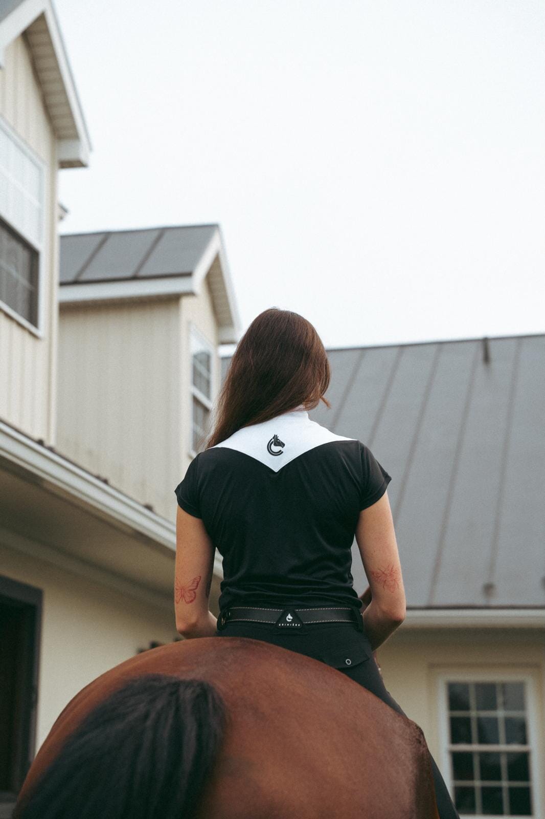 CRINIĒRE Margot Show Shirt | Black - C R I N I Ē R E - Equiluxe Tack