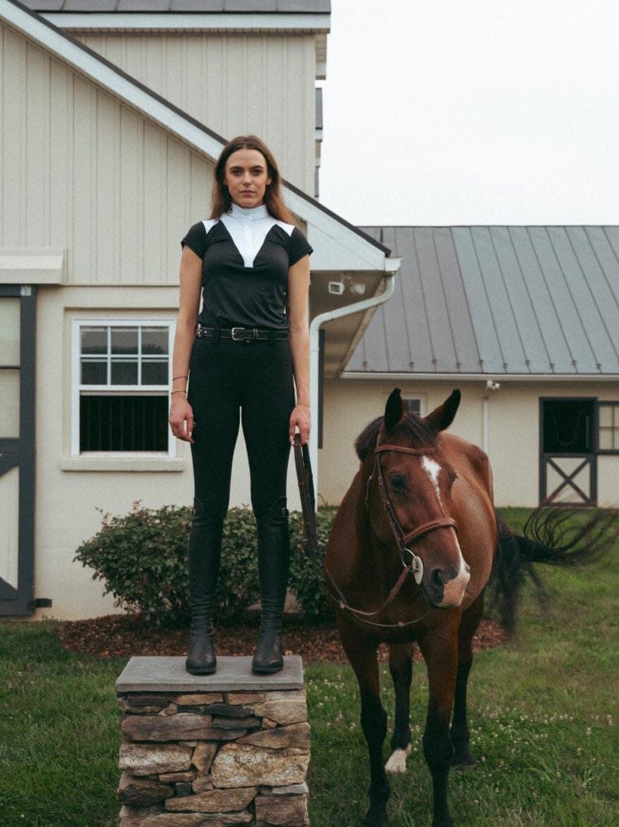 CRINIĒRE Margot Show Shirt | Black - C R I N I Ē R E - Equiluxe Tack