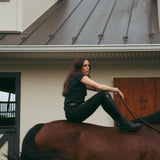 CRINIĒRE Margot Show Shirt | Black - C R I N I Ē R E - Equiluxe Tack