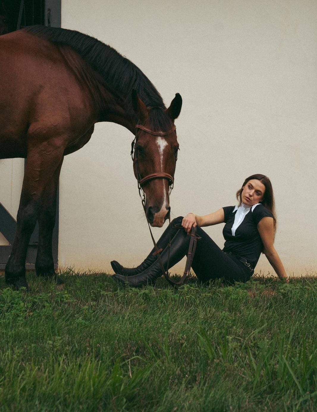 CRINIĒRE Margot Show Shirt | Black - C R I N I Ē R E - Equiluxe Tack