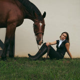 CRINIĒRE Margot Show Shirt | Black - C R I N I Ē R E - Equiluxe Tack
