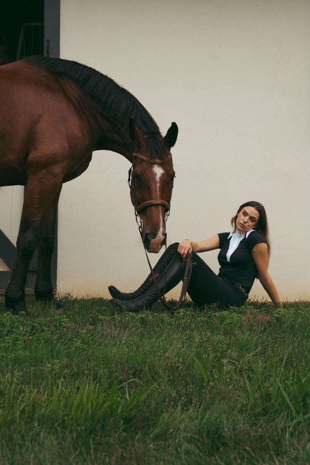 CRINIĒRE Margot Show Shirt | Black - C R I N I Ē R E - Equiluxe Tack