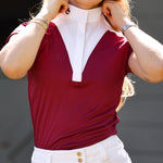 CRINIĒRE Margot Show Shirt | Burgundy - C R I N I Ē R E - Equiluxe Tack