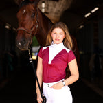 CRINIĒRE Margot Show Shirt | Burgundy - C R I N I Ē R E - Equiluxe Tack