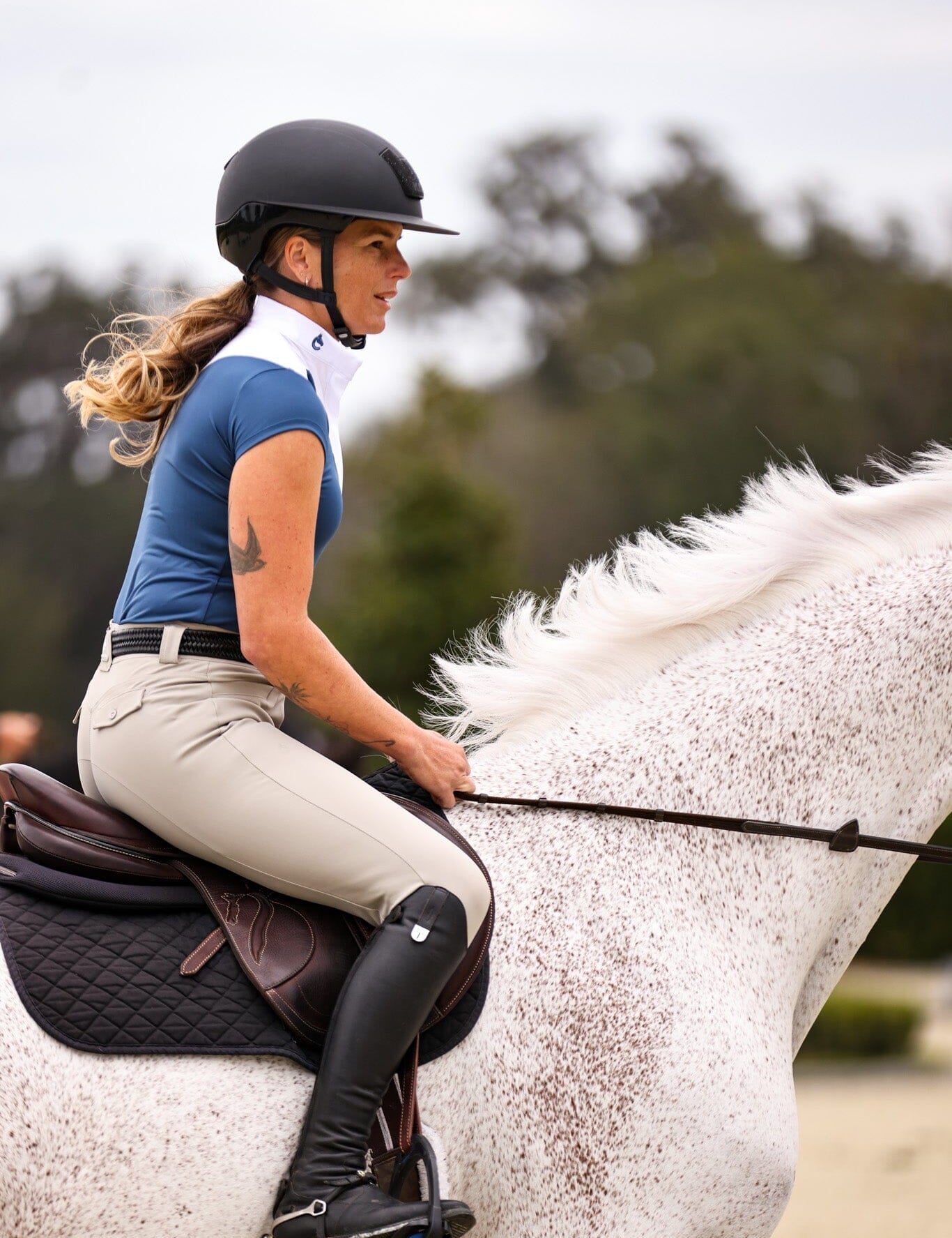 CRINIĒRE Margot Show Shirt | Marine - C R I N I Ē R E - Equiluxe Tack