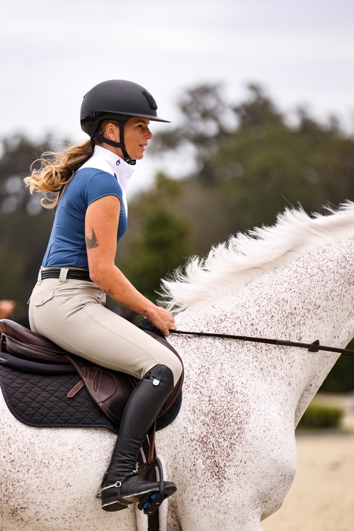 CRINIĒRE Margot Show Shirt | Marine - C R I N I Ē R E - Equiluxe Tack