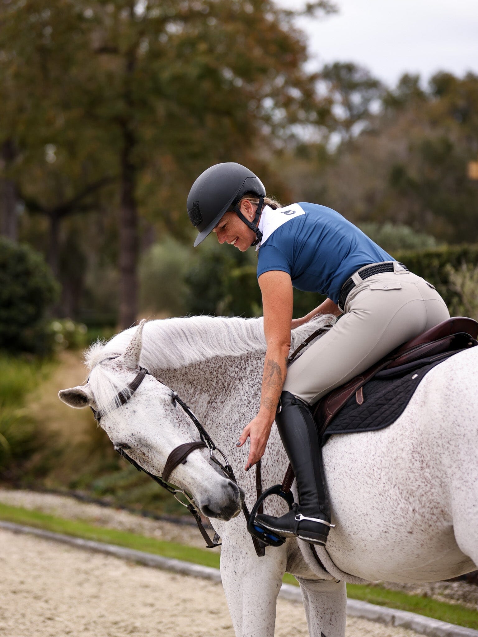 CRINIĒRE Margot Show Shirt | Marine - C R I N I Ē R E - Equiluxe Tack