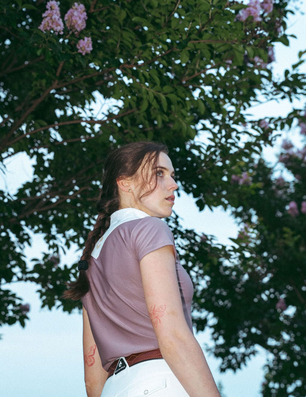 CRINIĒRE Margot Show Shirt | Plum - C R I N I Ē R E - Equiluxe Tack