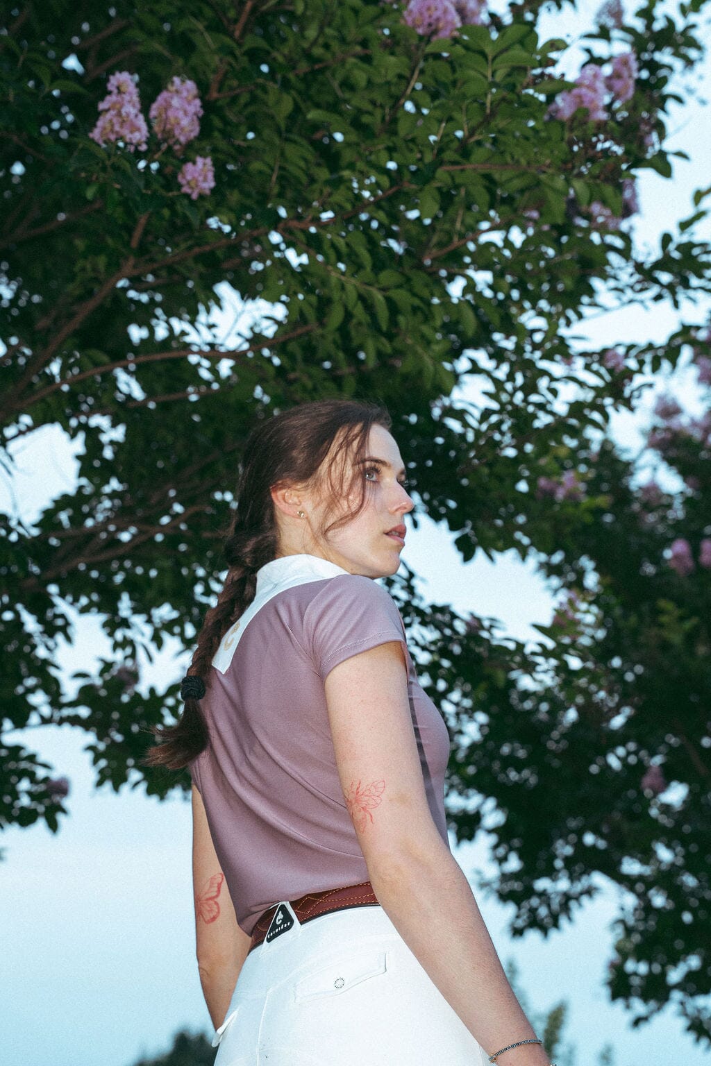 CRINIĒRE Margot Show Shirt | Plum - C R I N I Ē R E - Equiluxe Tack
