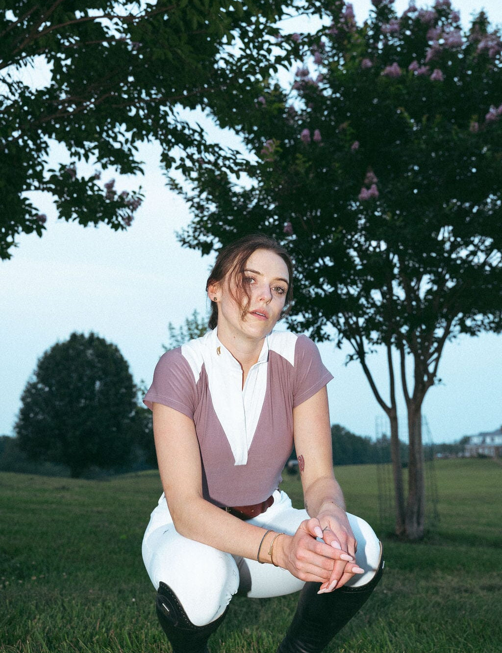 CRINIĒRE Margot Show Shirt | Plum - C R I N I Ē R E - Equiluxe Tack