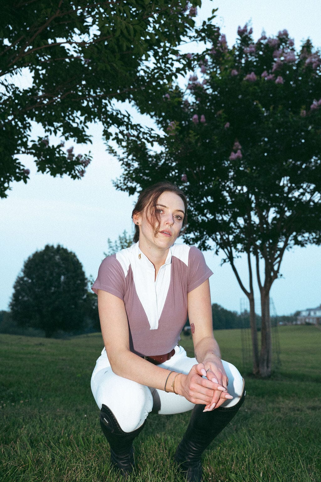 CRINIĒRE Margot Show Shirt | Plum - C R I N I Ē R E - Equiluxe Tack
