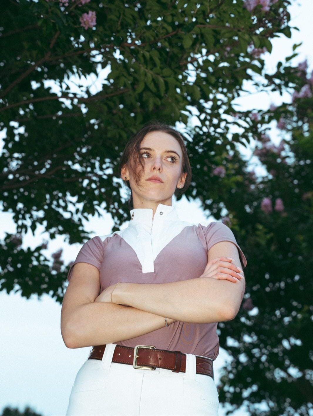 CRINIĒRE Margot Show Shirt | Plum - C R I N I Ē R E - Equiluxe Tack