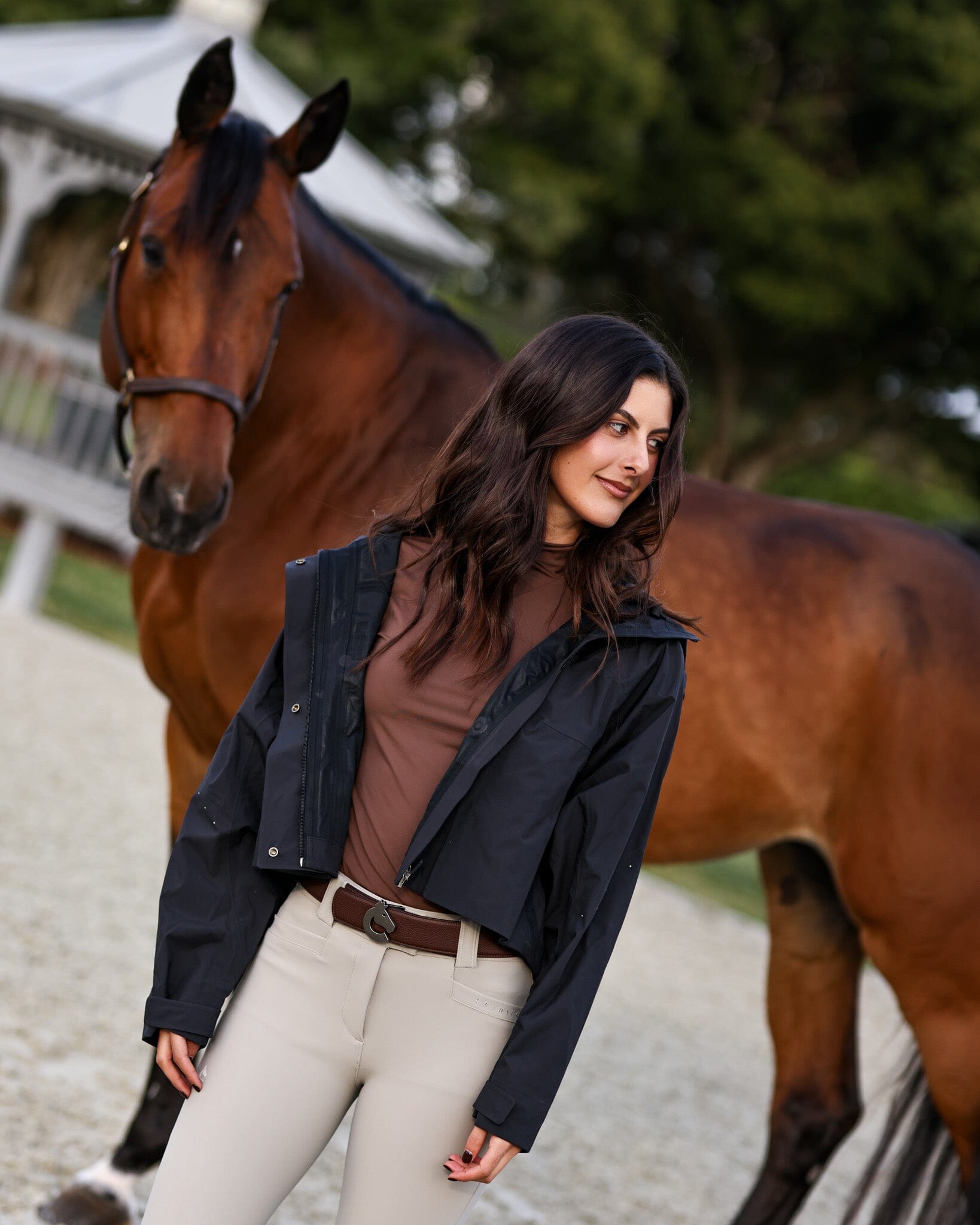CRINIĒRE Marie Rain Coat | Black - C R I N I Ē R E - Equiluxe Tack