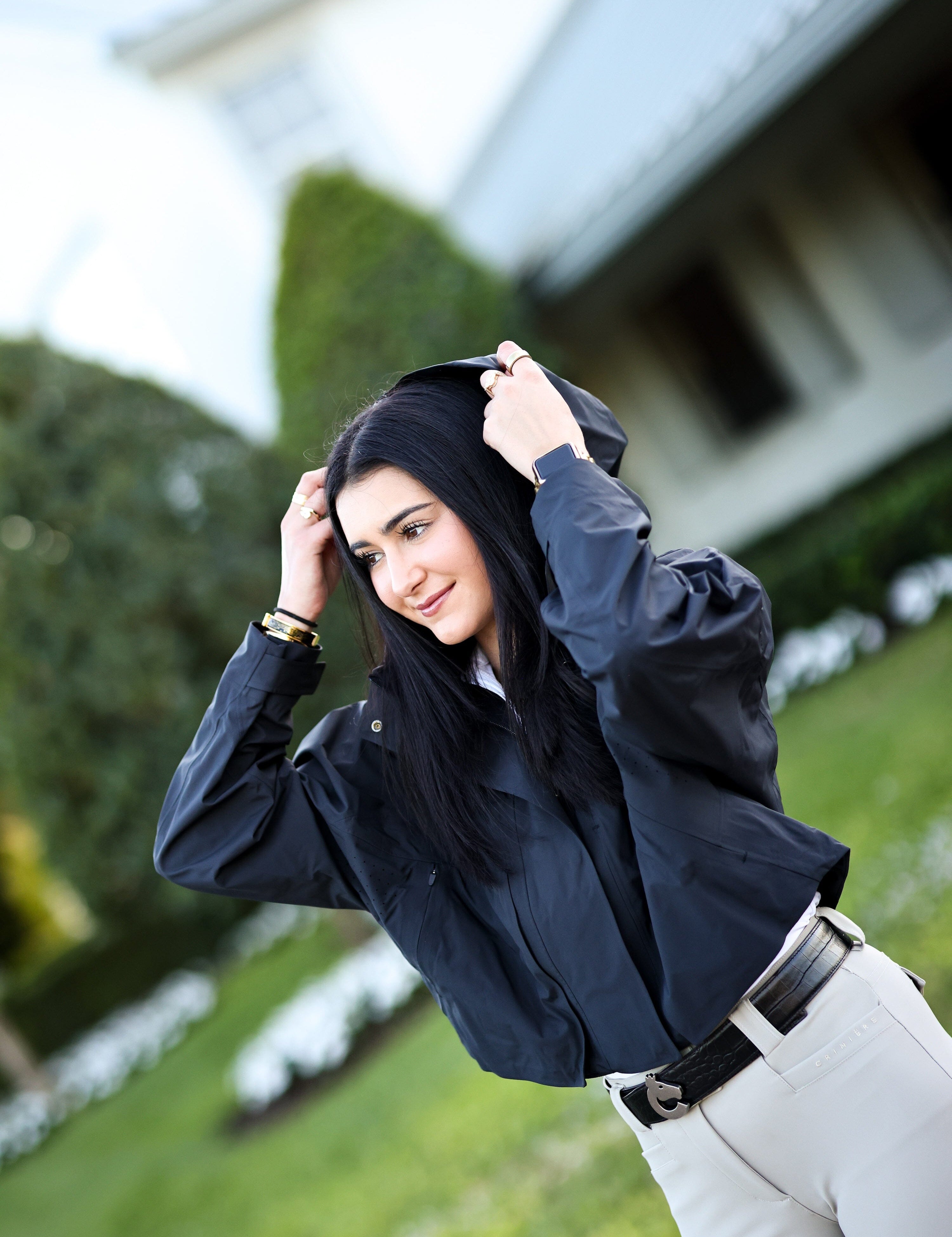 CRINIĒRE Marie Rain Coat | Black - C R I N I Ē R E - Equiluxe Tack