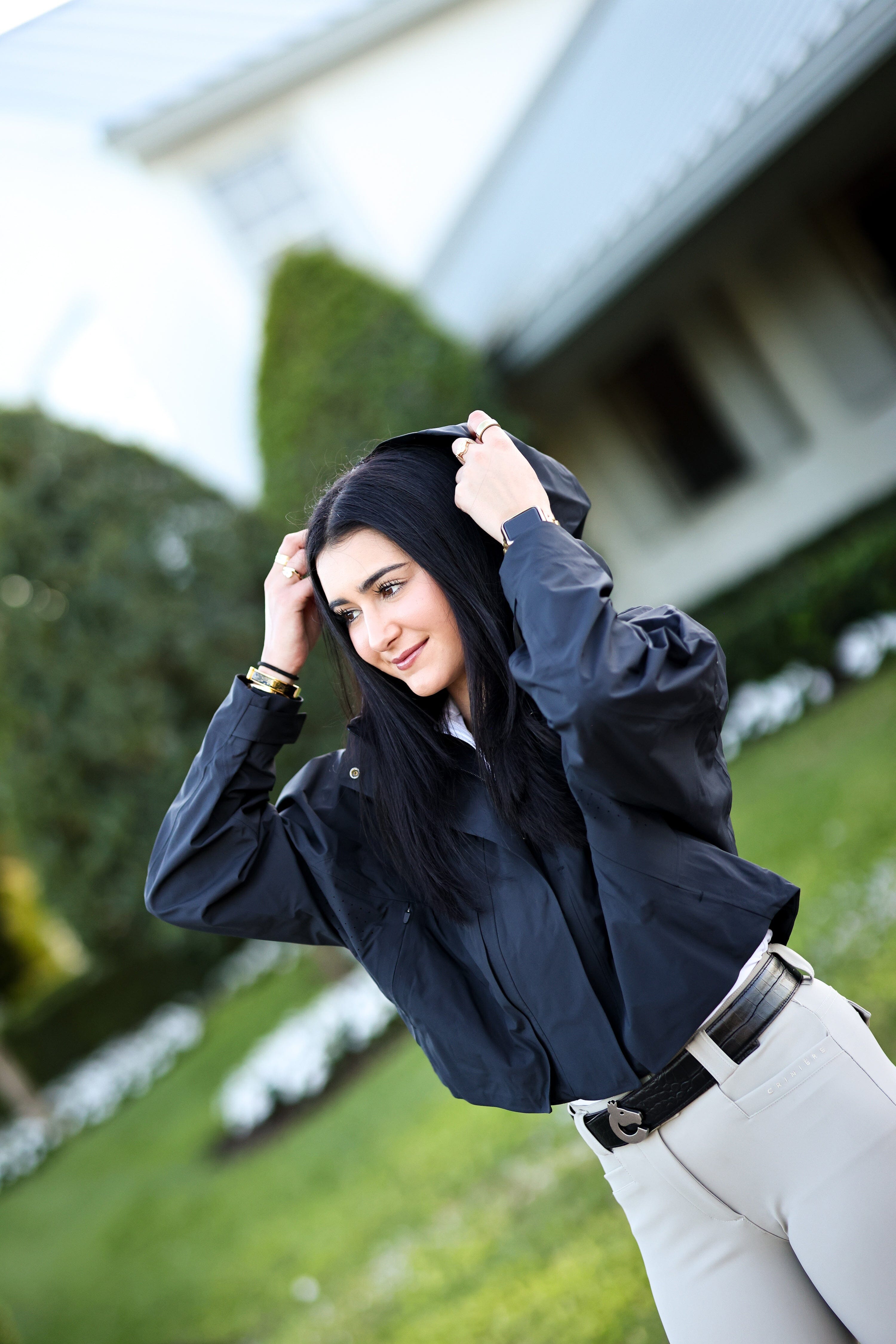 CRINIĒRE Marie Rain Coat | Black - C R I N I Ē R E - Equiluxe Tack