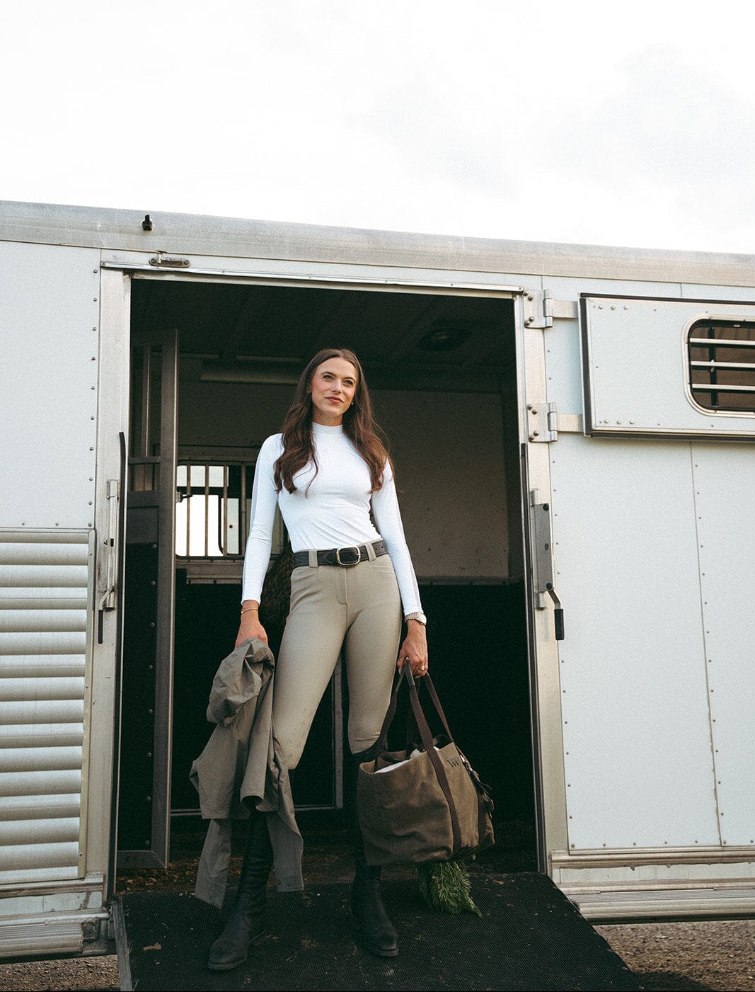 CRINIERE Marie Rain Coat | Dove - Equiluxe Tack