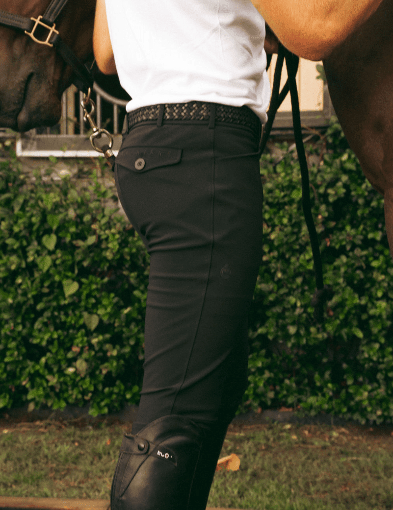 CRINIĒRE Mens Chadai Breeches | Black - C R I N I Ē R E - Equiluxe Tack