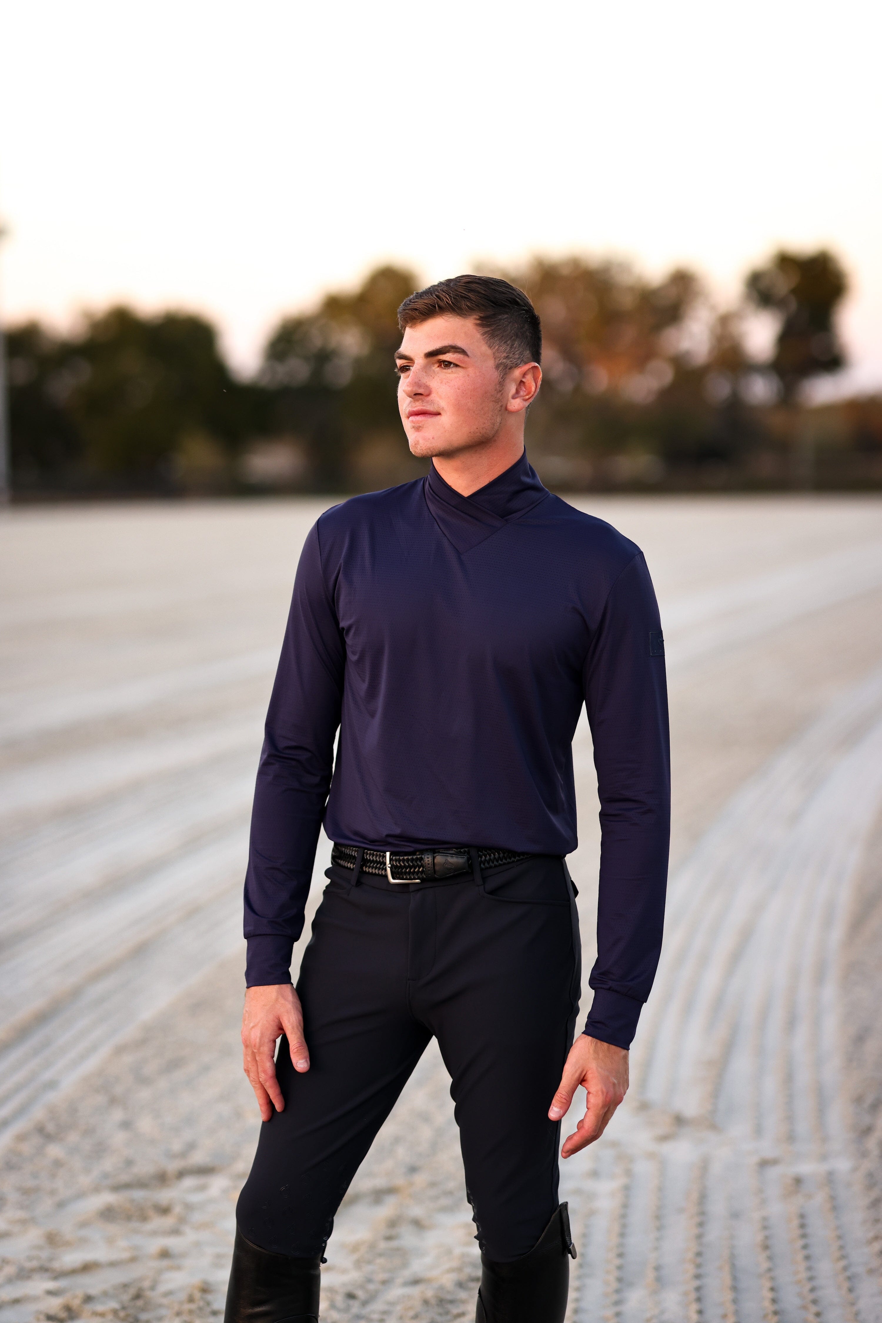 CRINIĒRE Mens Chadai Breeches | Navy - C R I N I Ē R E - Equiluxe Tack