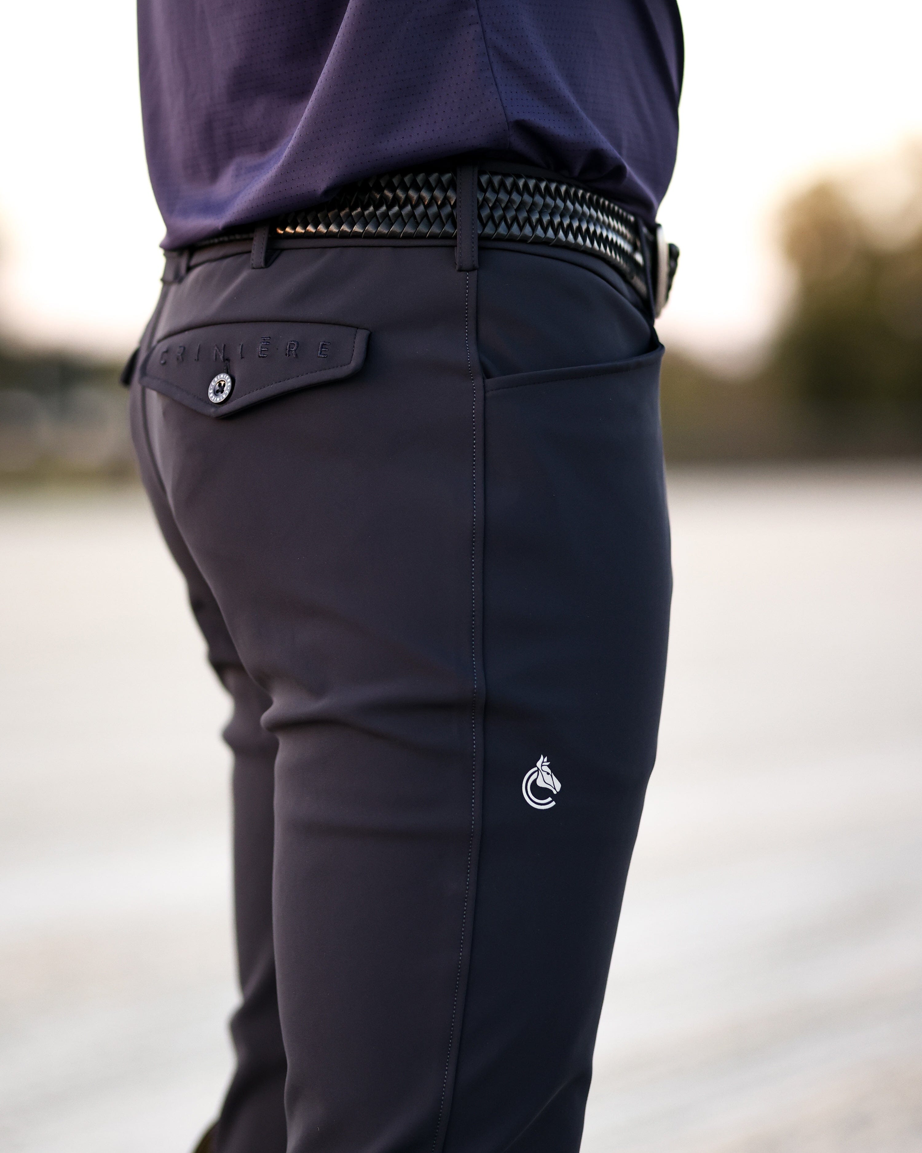 CRINIĒRE Mens Chadai Breeches | Navy - C R I N I Ē R E - Equiluxe Tack