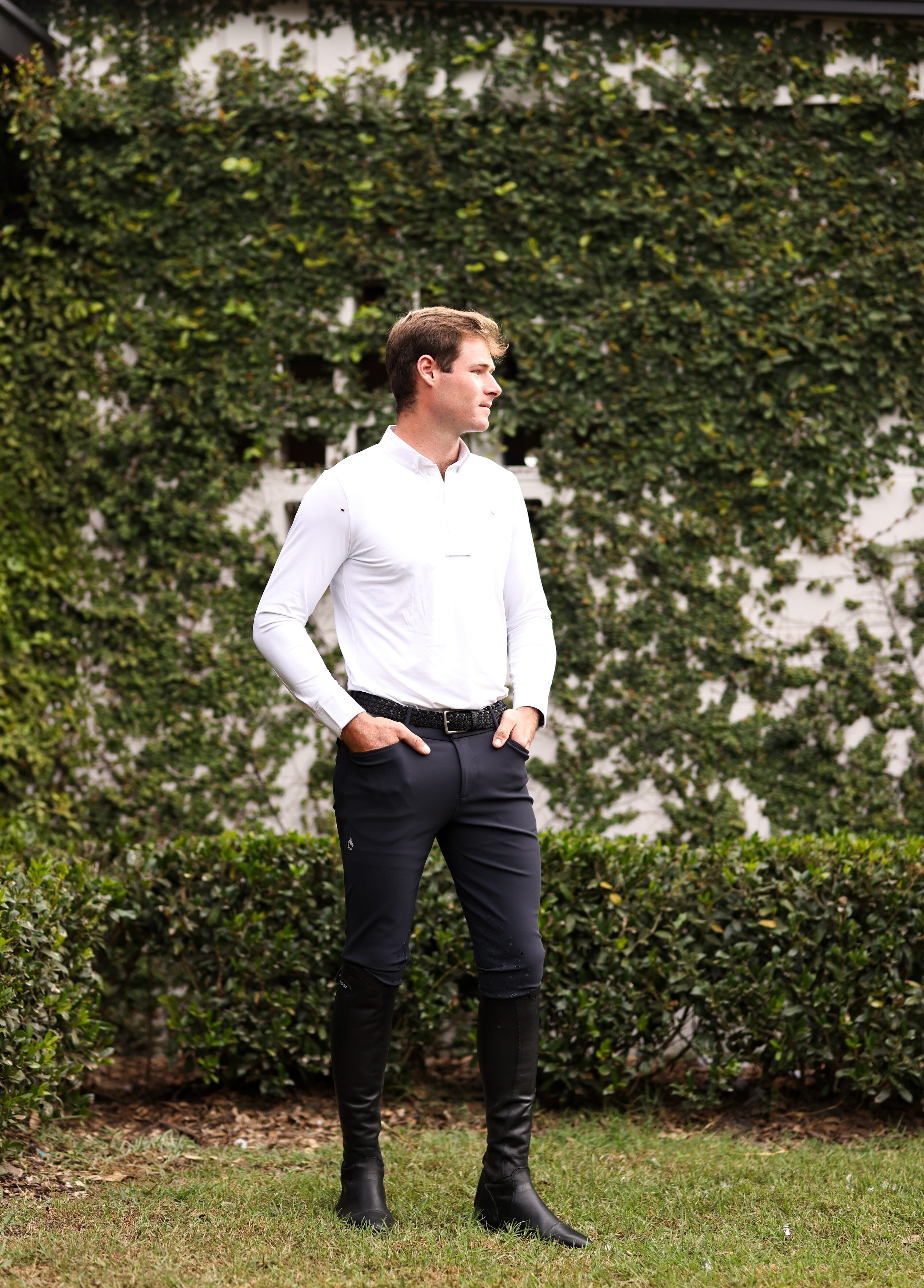 CRINIĒRE Mens Chadai Breeches | Navy - C R I N I Ē R E - Equiluxe Tack