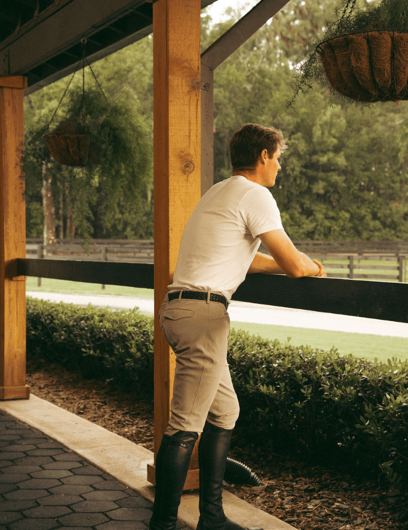 CRINIĒRE Mens Chadai Breeches | Sandy Beige - C R I N I Ē R E - Equiluxe Tack