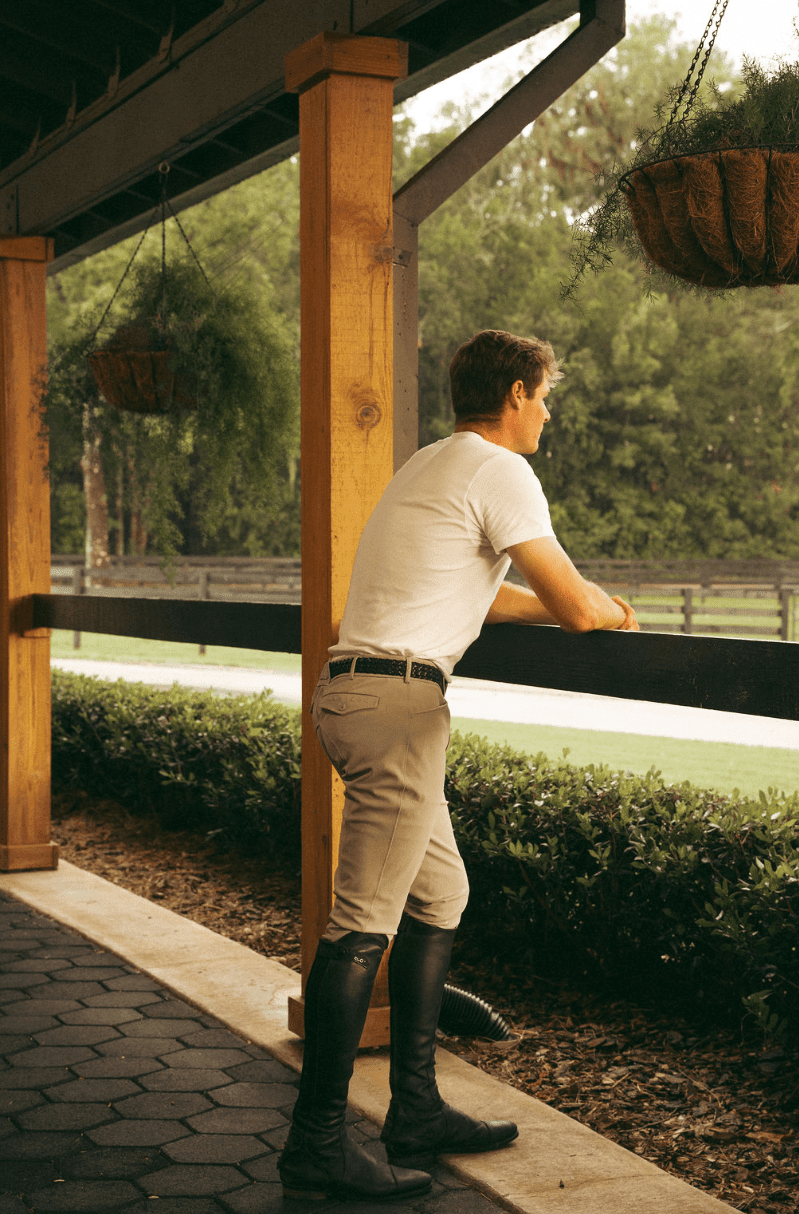 CRINIĒRE Mens Chadai Breeches | Sandy Beige - C R I N I Ē R E - Equiluxe Tack