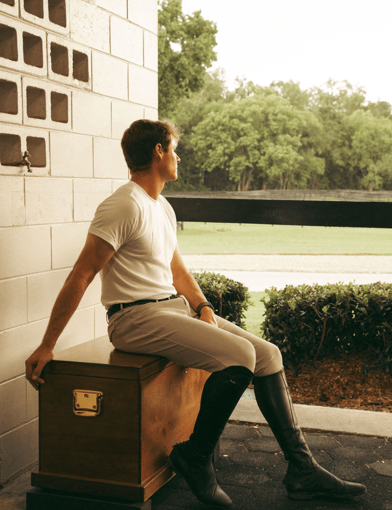 CRINIĒRE Mens Chadai Breeches | Sandy Beige - C R I N I Ē R E - Equiluxe Tack