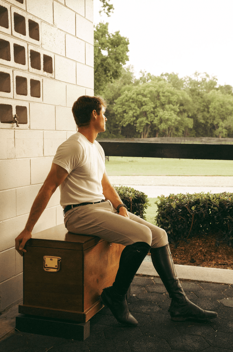 CRINIĒRE Mens Chadai Breeches | Sandy Beige - C R I N I Ē R E - Equiluxe Tack