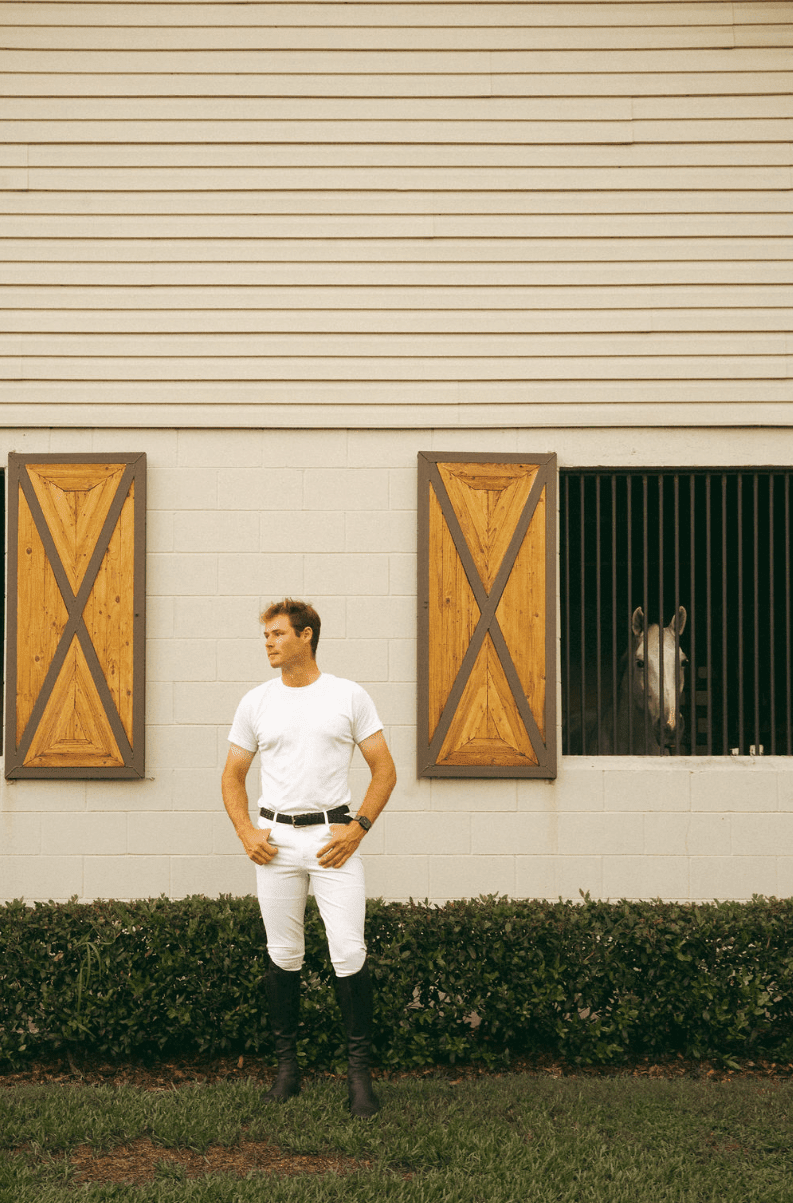 CRINIĒRE Mens Chadai Breeches | White - C R I N I Ē R E - Equiluxe Tack