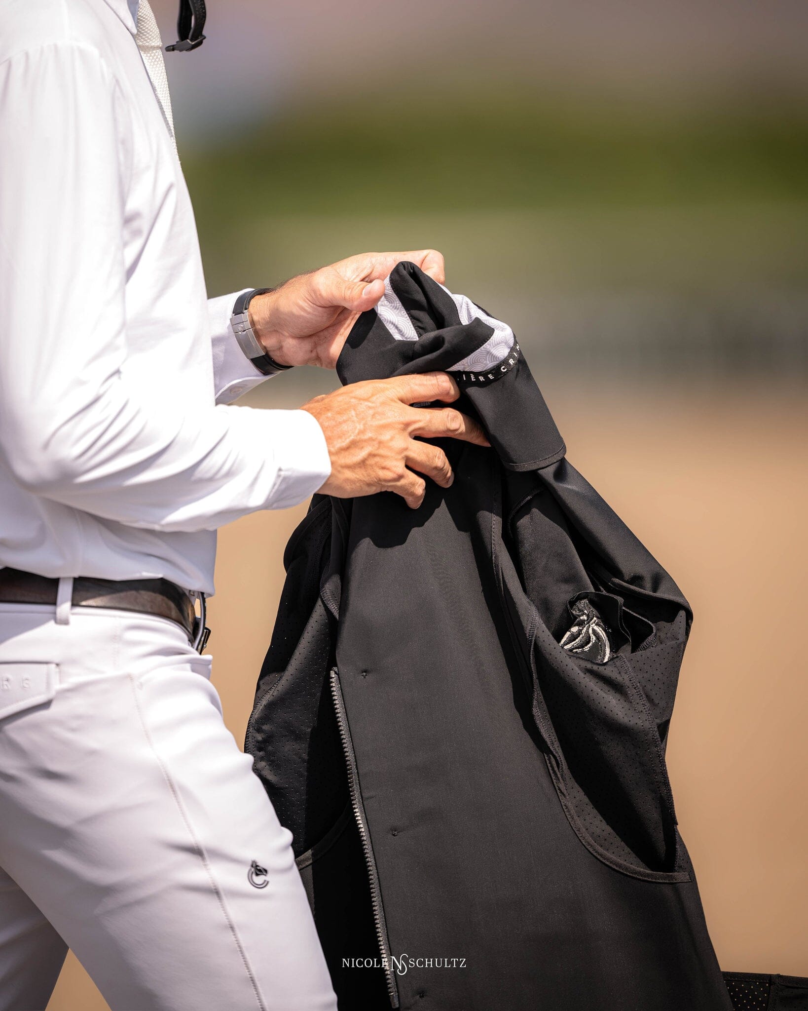 CRINIERE Mens Duke Show Jacket | Black - Equiluxe Tack