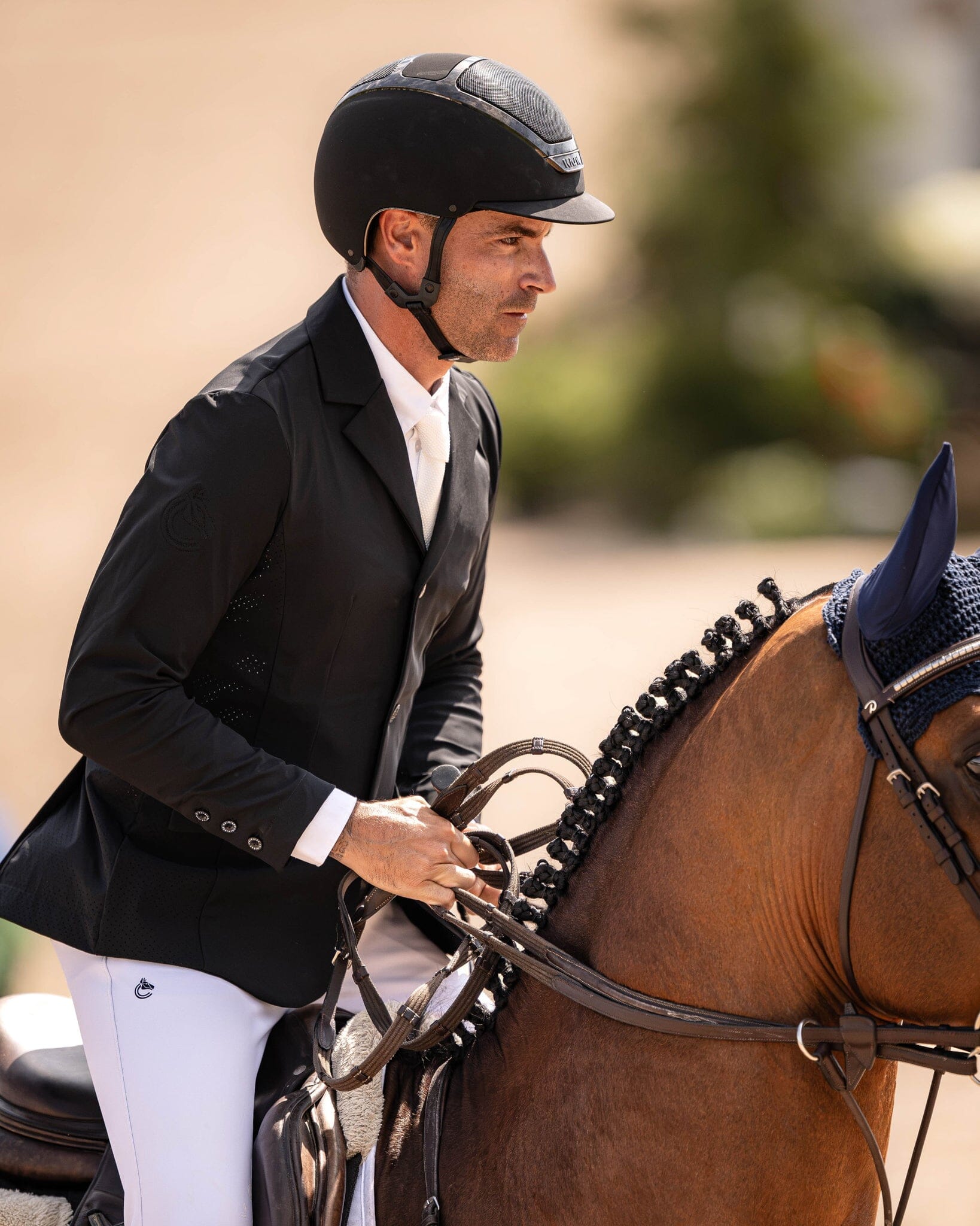 CRINIERE Mens Duke Show Jacket | Black - Equiluxe Tack