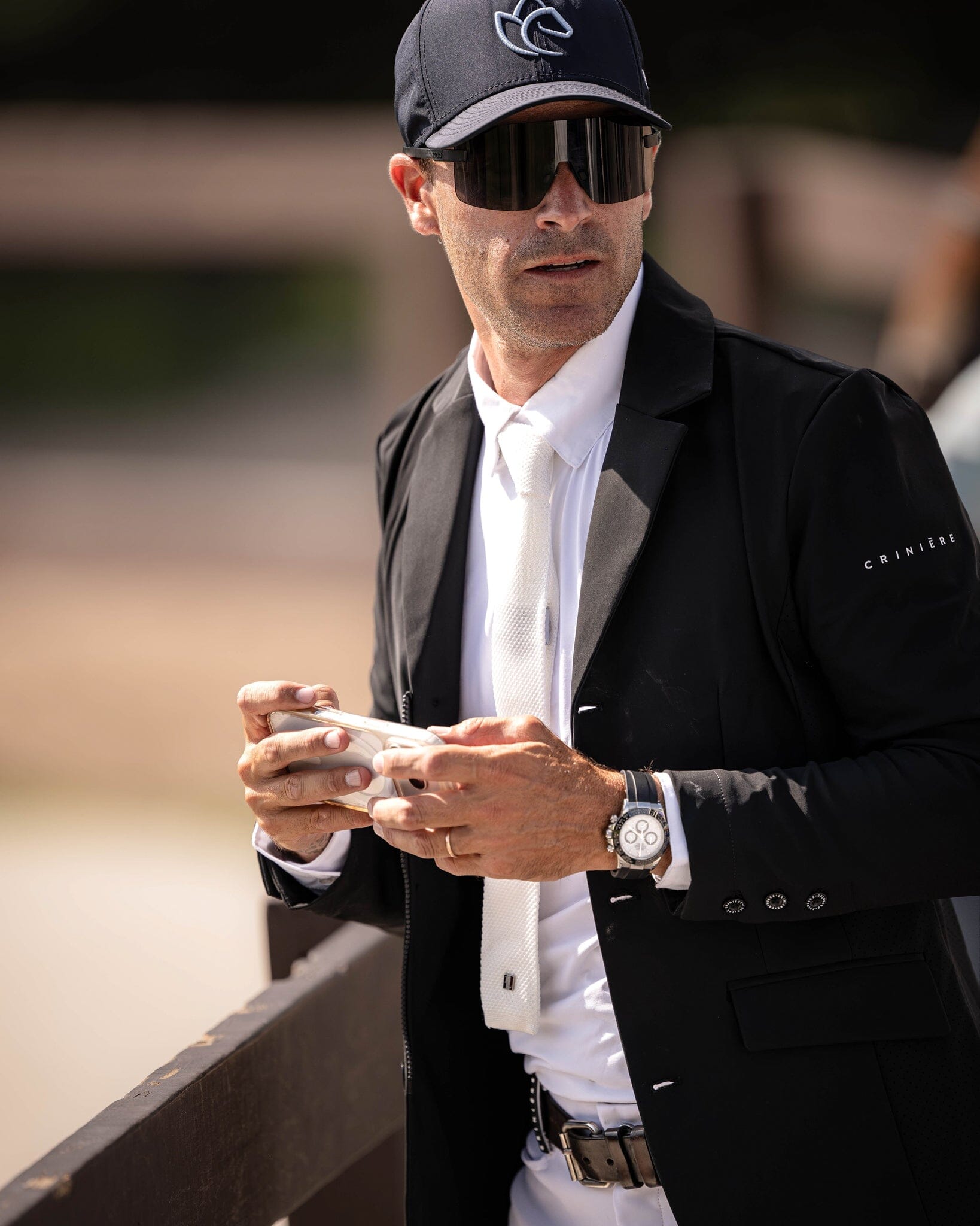 CRINIERE Mens Duke Show Jacket | Black - Equiluxe Tack