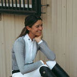 CRINIĒRE Monique Show Shirt | Black Stripes - C R I N I Ē R E - Equiluxe Tack