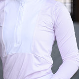 CRINIĒRE Monique Show Shirt | Blush Pink Stripes - C R I N I Ē R E - Equiluxe Tack