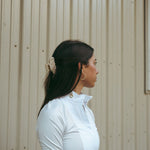 CRINIĒRE Monique Show Shirt | Taupe Stripes - C R I N I Ē R E - Equiluxe Tack