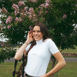 CRINIĒRE Olivia Show Shirt | Snow White - C R I N I Ē R E - Equiluxe Tack