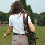 CRINIĒRE Olivia Show Shirt | Snow White - C R I N I Ē R E - Equiluxe Tack