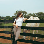CRINIĒRE Olivia Show Shirt | Snow White - C R I N I Ē R E - Equiluxe Tack