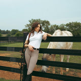 CRINIĒRE Olivia Show Shirt | Snow White - C R I N I Ē R E - Equiluxe Tack