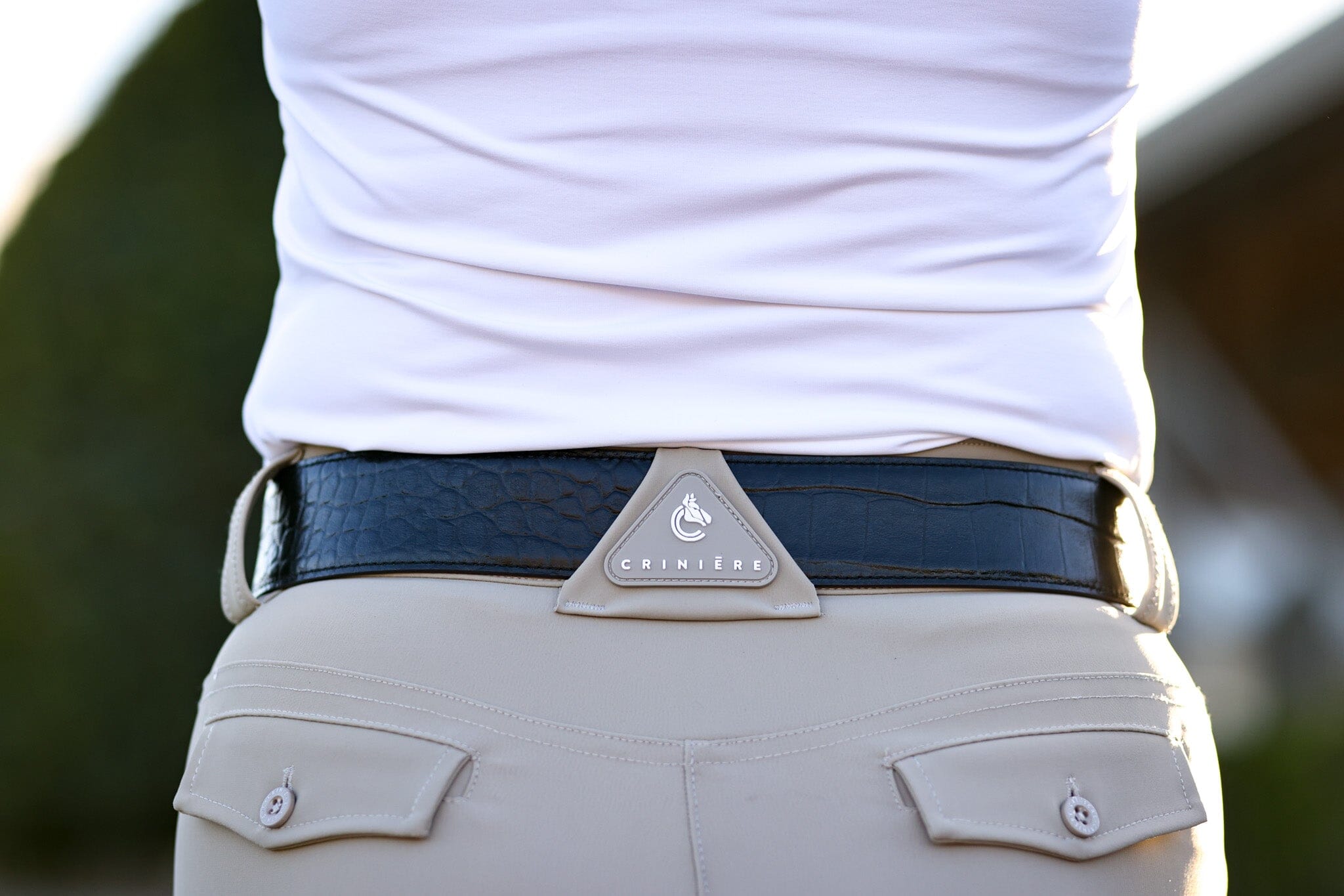 Criniere Reversible Logo Belt - C R I N I Ē R E - Equiluxe Tack