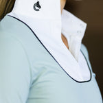 CRINIERE Sienna Show Shirt | Baby Blue - CriniereLife - Equiluxe Tack