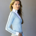 CRINIERE Sienna Show Shirt | Baby Blue - CriniereLife - Equiluxe Tack