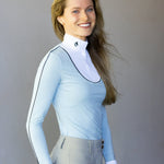 CRINIERE Sienna Show Shirt | Baby Blue - CriniereLife - Equiluxe Tack