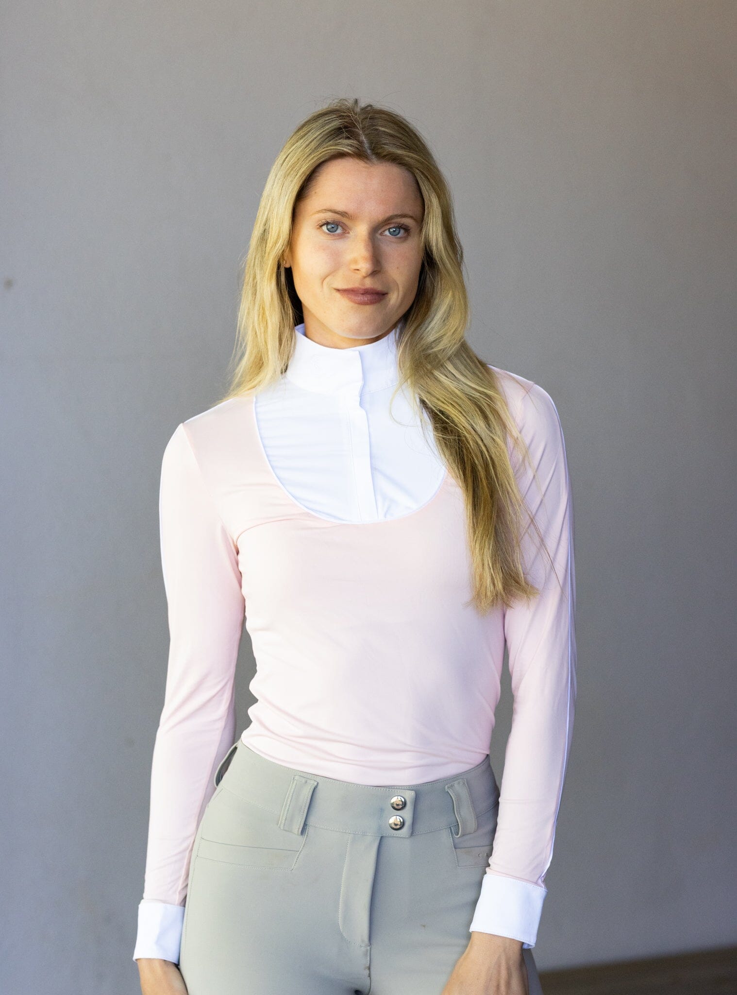 CRINIERE Sienna Show Shirt | Blush Pink - CriniereLife - Equiluxe Tack