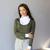 CRINIERE Sienna Show Shirt | Forest Green - CriniereLife - Equiluxe Tack